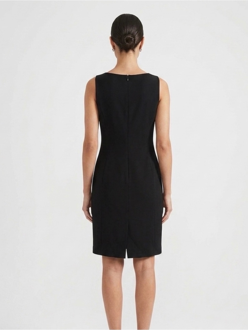 Ann Taylor,  Black Sleeveless Sheath Mini Dress - S - Picture 2 of 9